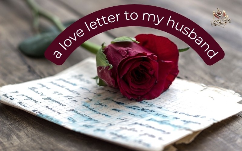 a love letter to my husband