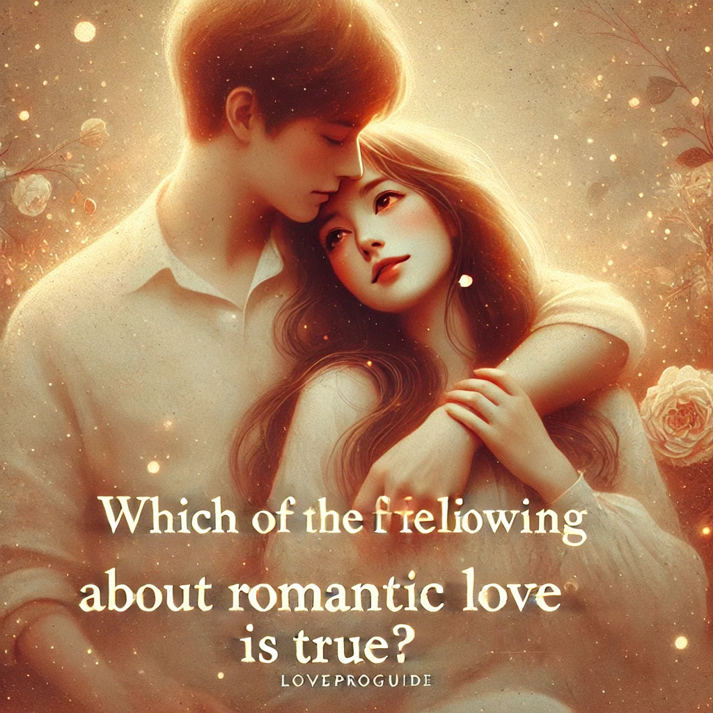 Which of the Following Statements About Romantic Love is True