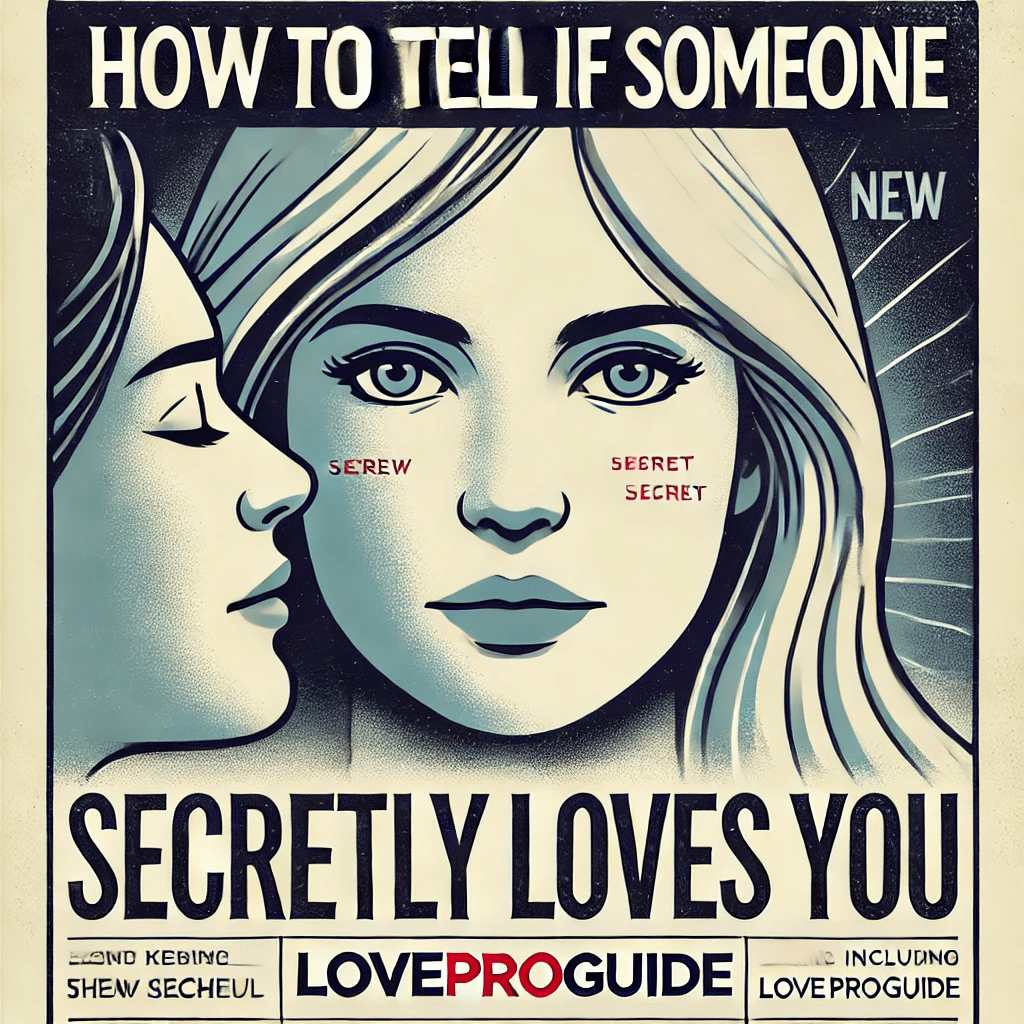 How to Tell if Someone Secretly Loves You